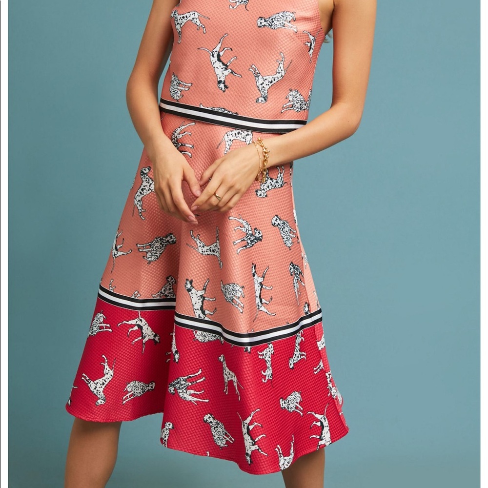 Anthropologie Dalmatian Skirt